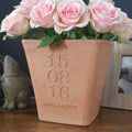 Personalised Engraved Special Date Pot
