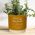 Personalised new home indoor plant pot