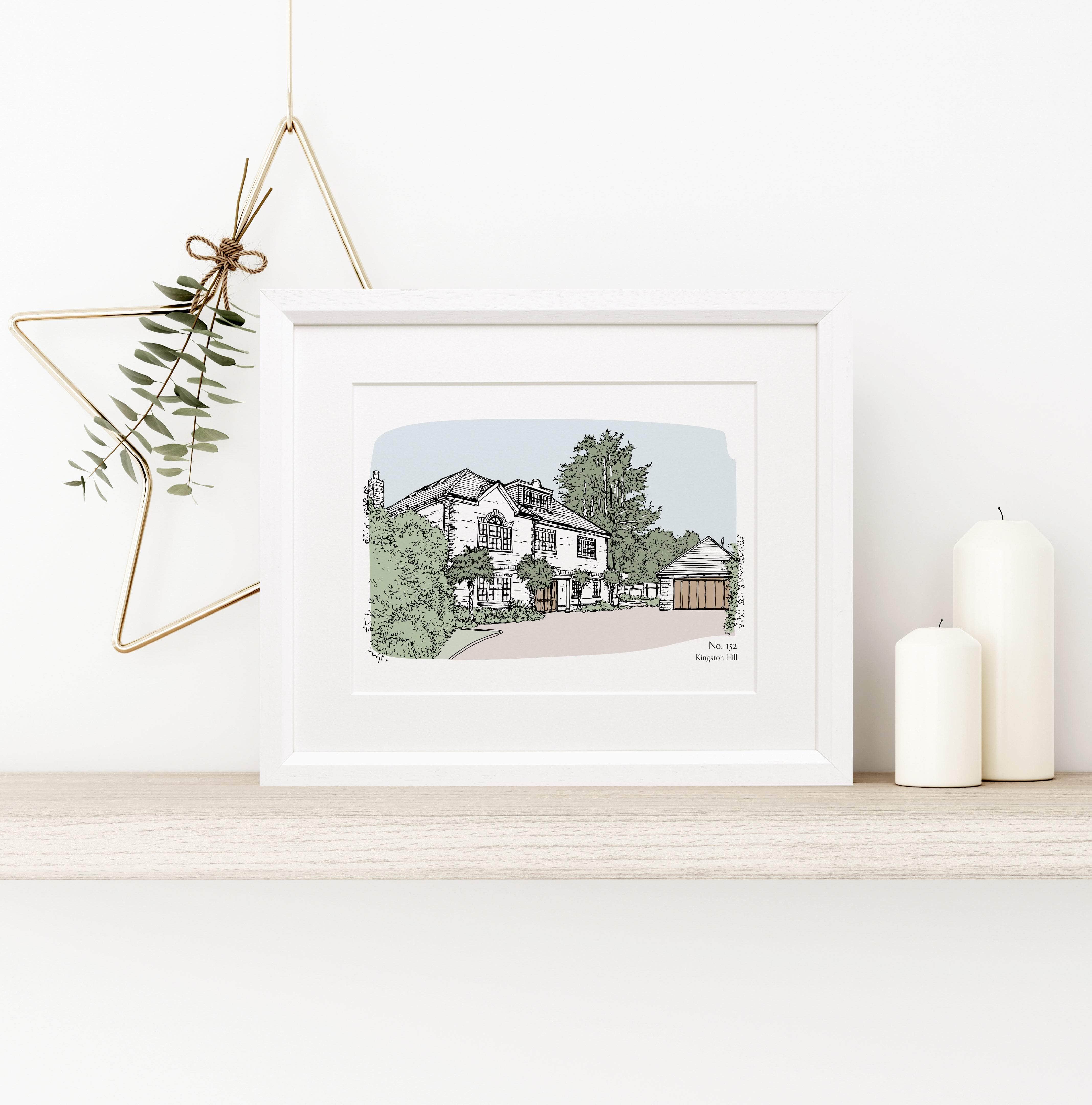 Personalised House Portrait