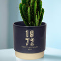 Personalised special date indoor plant pot